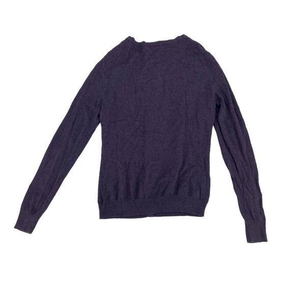 Merona Purple Button Up Long Sleeve Embellished Cardigan Sweater Size XS Women’s - Picture 3 of 5